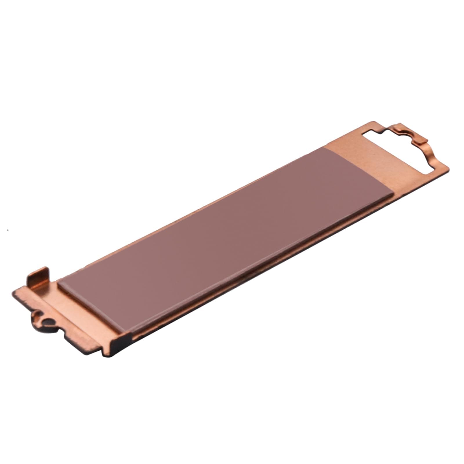 BestParts Brown Thermal Material M.2 2280 Solid State Drive Heatsink Shield Caddy Replacement for Dell Alienware M16 M18 R1 NVME SSD1 SSD2 Bracket 0K3RRF K3RRF