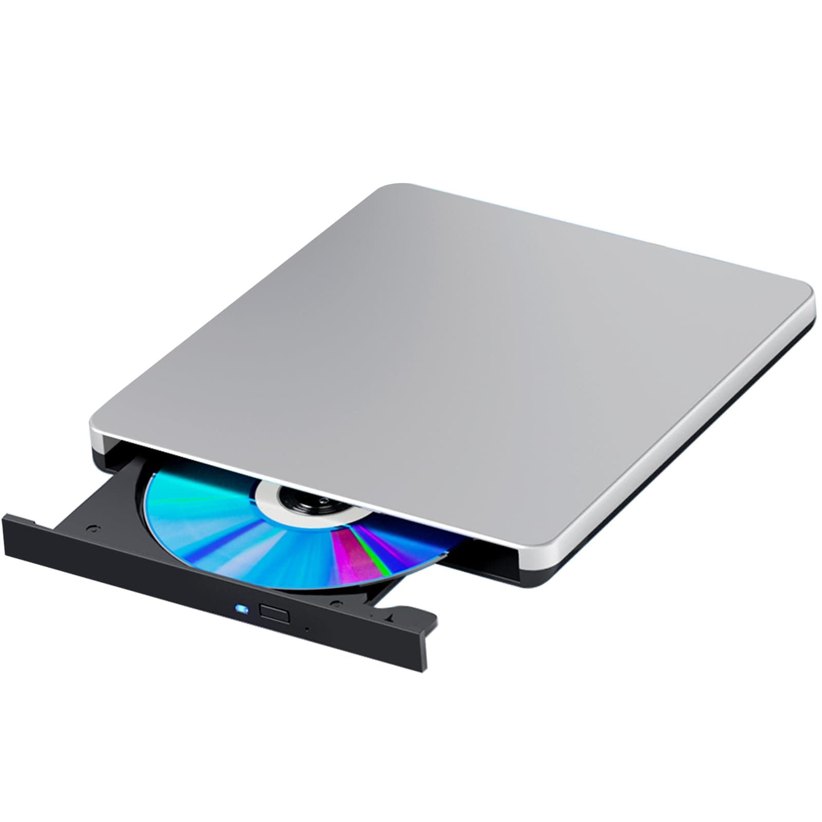 External Blu-ray Player,External Blu-ray Drive for PC,External CD/DVD Burner for Laptop,Blu-ray Drive,/BD/CD/DVD Player,Portable 3D Blu-ray Drive for Windows XP/7/10/11 System
