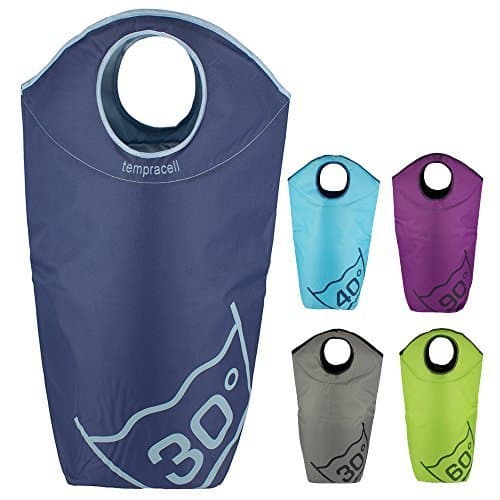 tempracell Laundry Basket, Laundry Bag, Home Storage / 100 Litres / Polyester (dark blue)