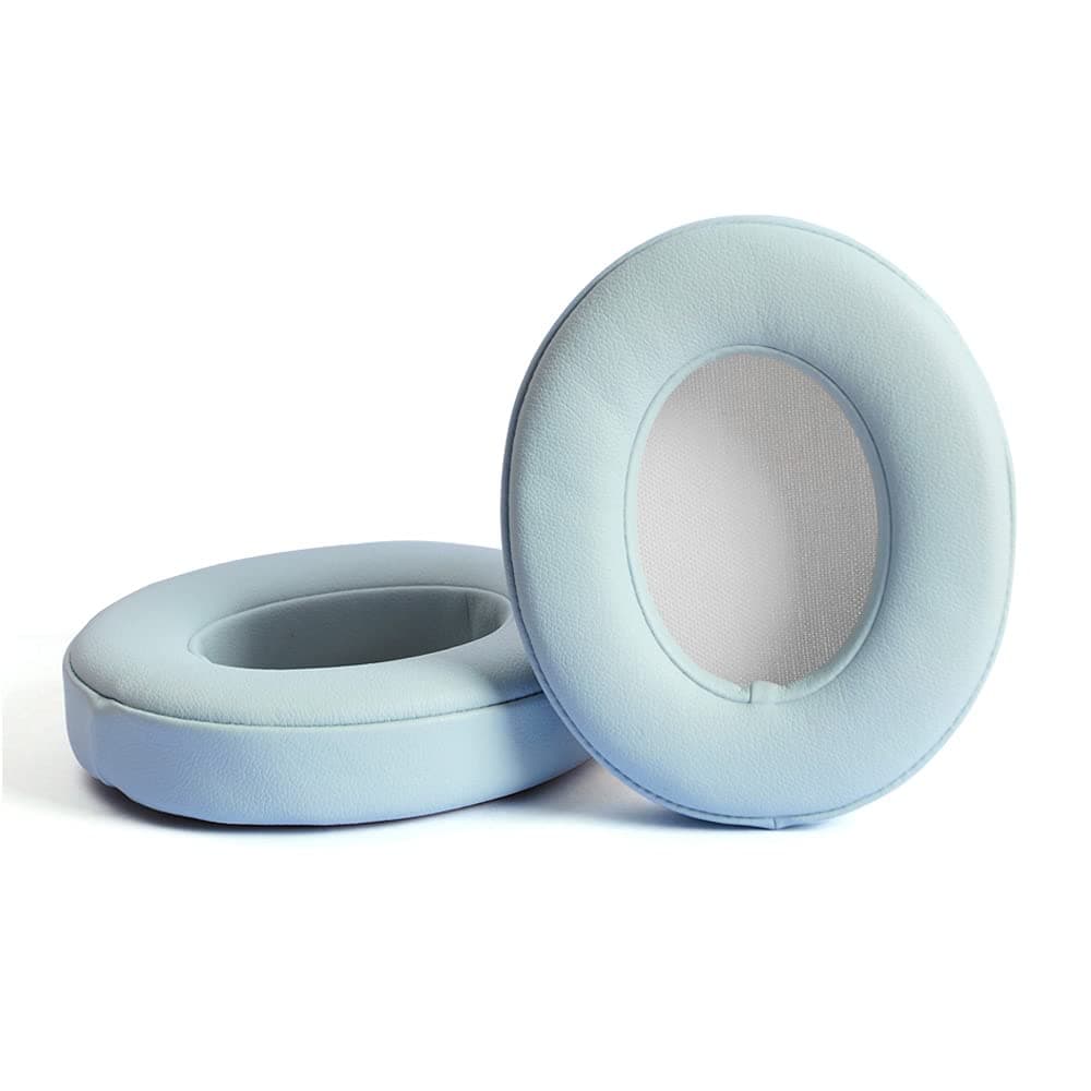 Studio 3 Replacement Earpads Ear Pad Cushion Cover Compatible with Beats by Dr.Dre Studio 2.0 B0500 B0501 Wired/Wireless & Studio 3.0 Over-Ear Headphones (Crystal Blue)