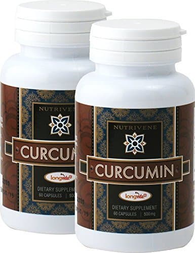 2-Pack Curcumin Longvida by Nutrivene (500 mg, 60 Capsules) by Nutrivene