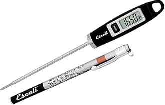 Escali DH1 Gourmet Digital Thermometer, NSF Certified-Black, Standard