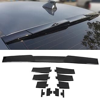OCPTY Rear Roof Window Visor Glossy Black Spoiler Universal Adjustable Roof Spoiler Lip