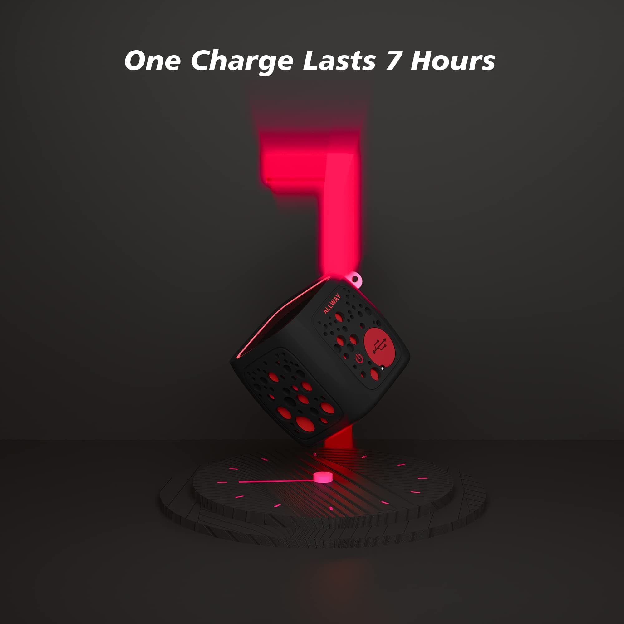 ALLWAY Portable Wireless Bluetooth Speakers Bluetooth 5.0 Computer Speaker with Micro SD Card Port for Laptop,MacBook Pro,iPhone,Ipad,MP3,MP4,Echo Dot,Car,TV and More