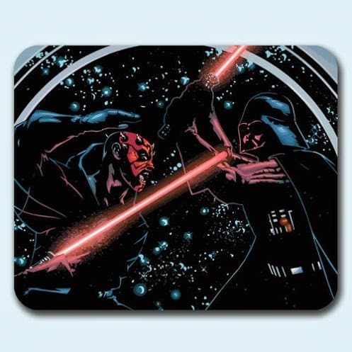 Star Wars Darth Vader vs Darth Maul Large Mousepad Mouse Pads Mat