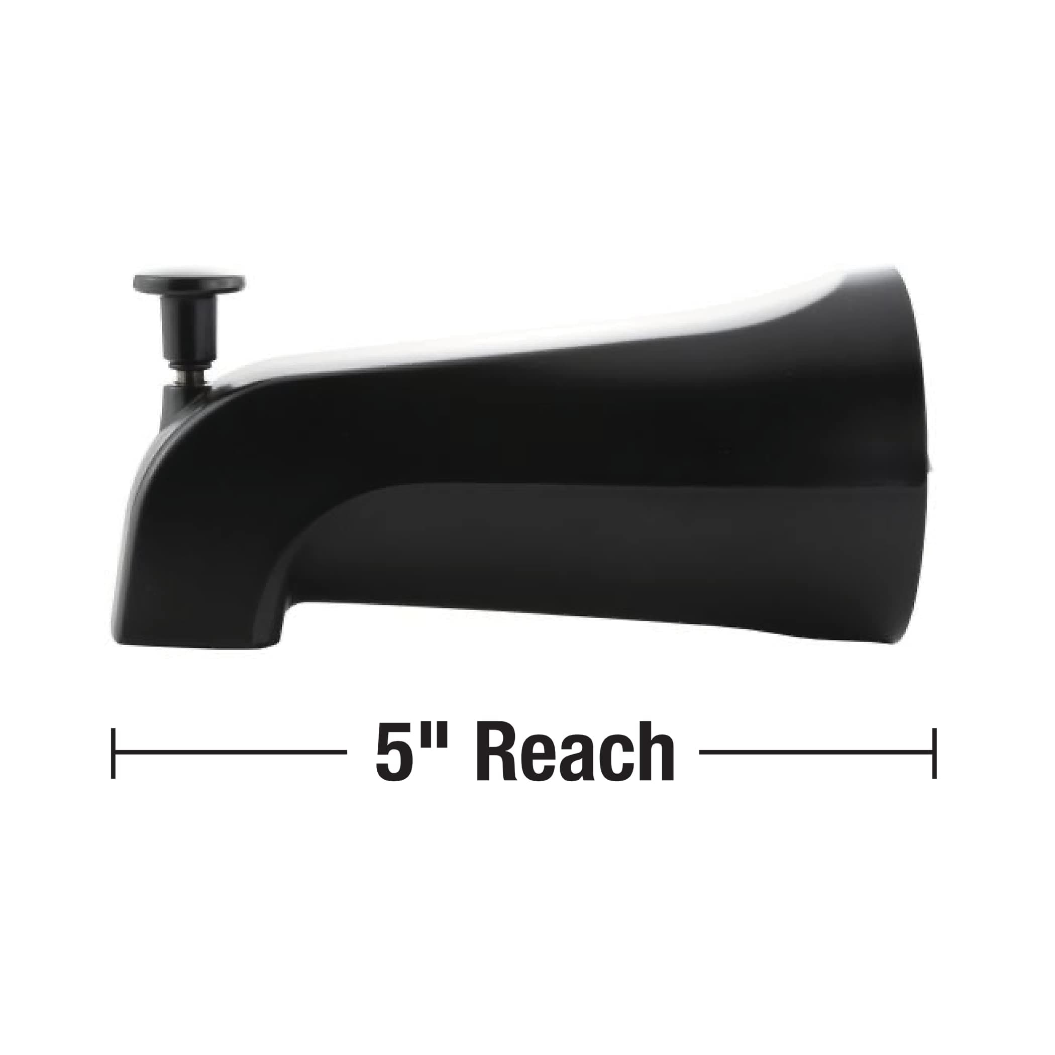 Danco 11079 Tub Spout, Matte Black