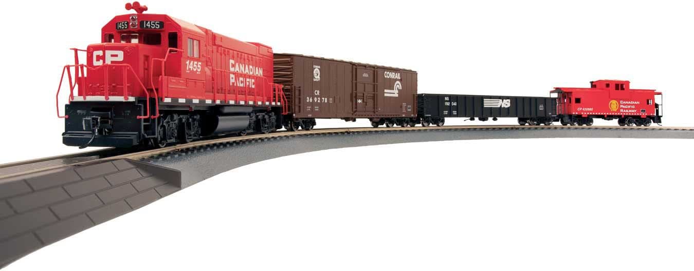 Flyer Express Fast-Freight Train Set-Canadian Pacific 931-1211 HO Scale Model Railroad - Trainset