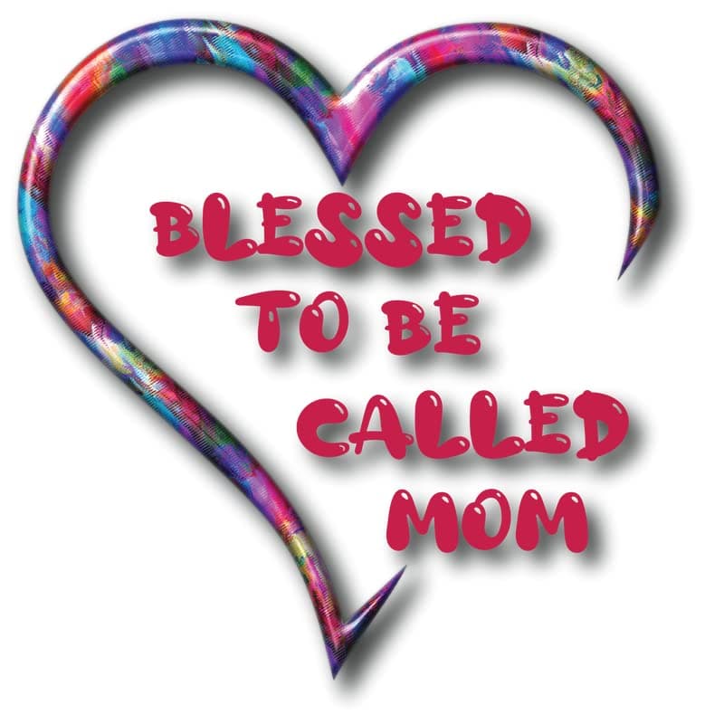 Blessed to Be Called Mom Heart |Great Gift Idea|Single |5 Inch Magnet | Made in The USA | Car Auto Tool Box Refrigerator Magnet| MAG10533