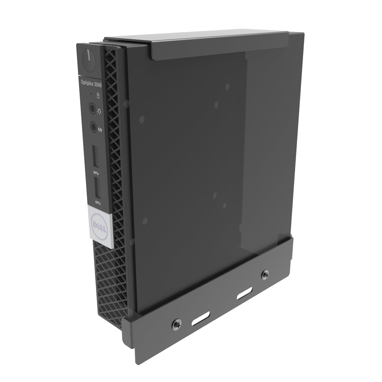 Mini PC Mount for Dell Micro, Wall, VESA, Under Desk Mount Compatible with Dell OptiPlex Micro Form Factor Case, Fits Dell MFF 7090 5070 3040, 3050, 3070, 3080, 5050, 5060 and More