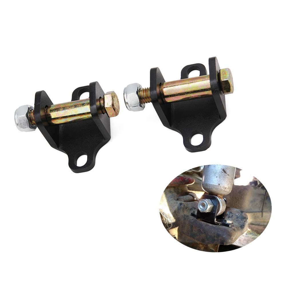 Bar Pin Eliminator Kit Front Lower Mount Fit for Jeep Wrangler TJ & Cherokee XJ，Comanche MJ ，Unlimited LJ 4WD