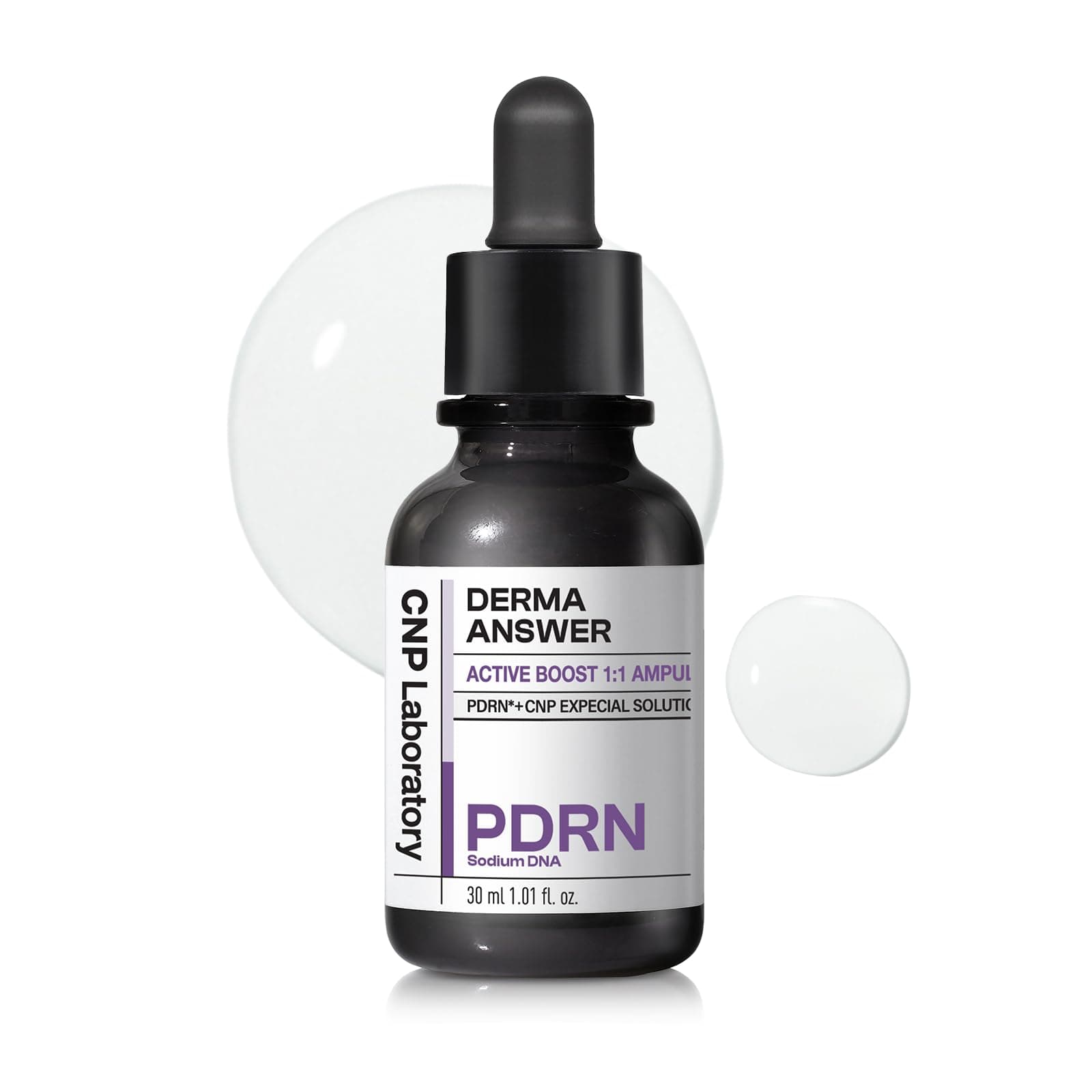 Derma Answer Active Boost Ampule (1.01fl oz) - Facial Serum for Firming, Deep Moisture, Elasticity Improvement. Korean Skin Care Ampoule. PDRN, Collagen, Niacinamide.