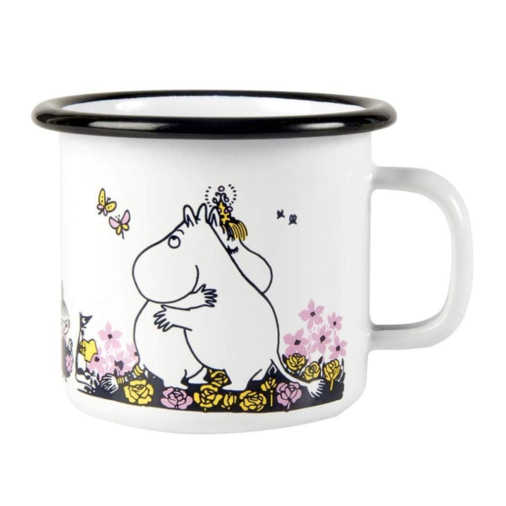 Moomin enamel mug - Hug White