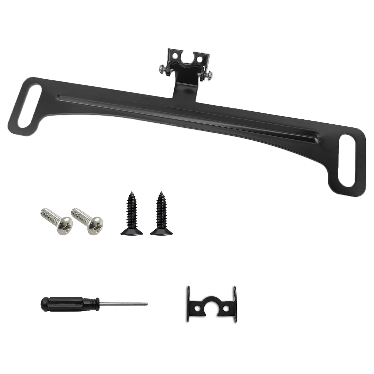 Reverse Rear License Plate Bracket Universal Car Dash Cam Mirror Kit Rearview Mount, Installation Holder for Backup View Camera