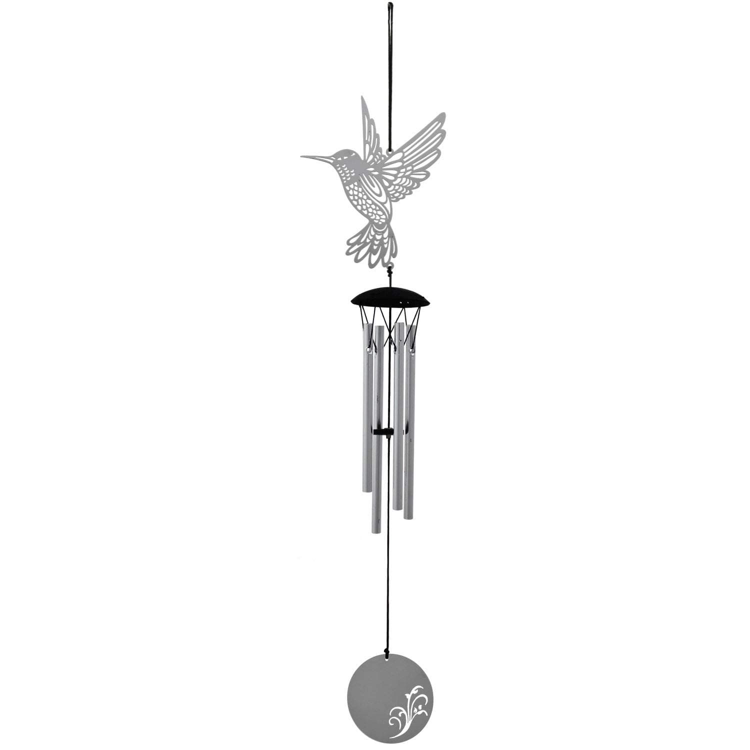 FLHU Hummingbird Flourish Chime - Silver