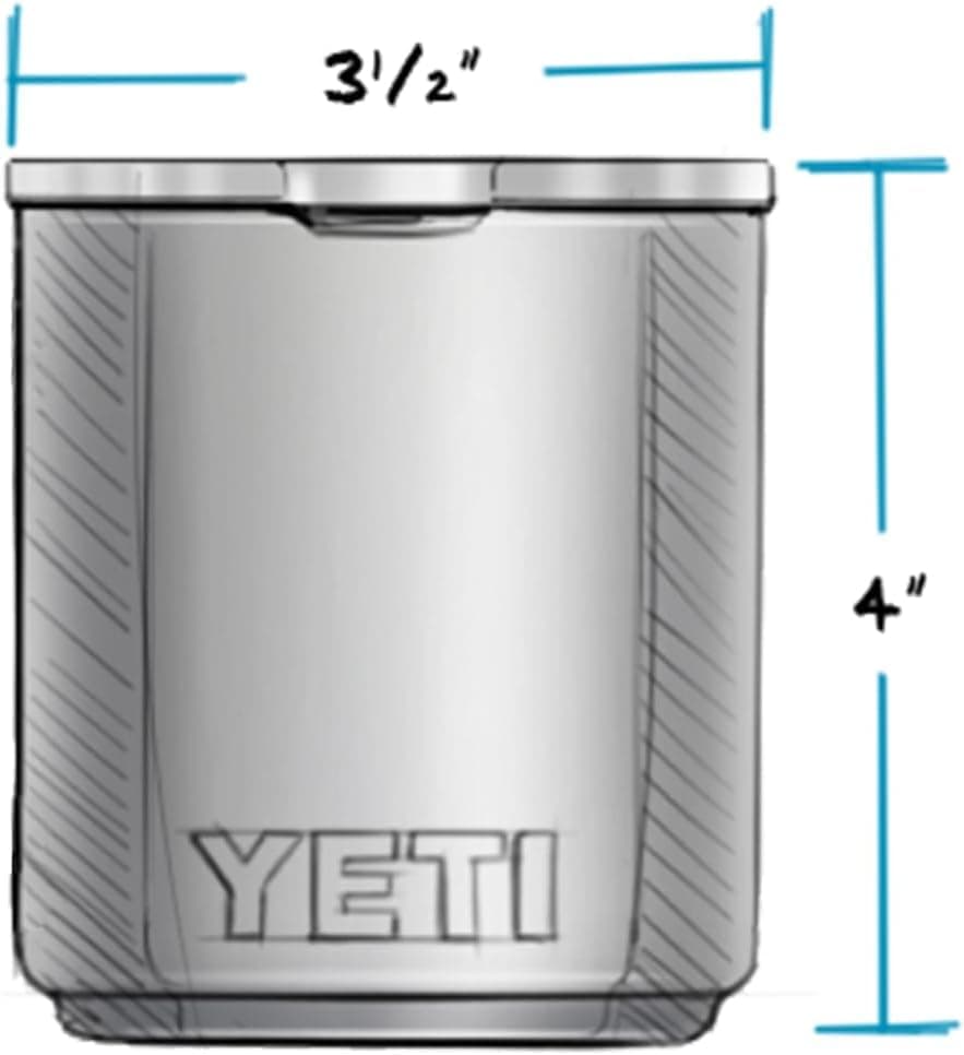 YETI Rambler 10 oz Stackable Lowball 2.0, Vacuum Insulated, Stainless Steel with MagSlider Lid, Cosmic Lilac