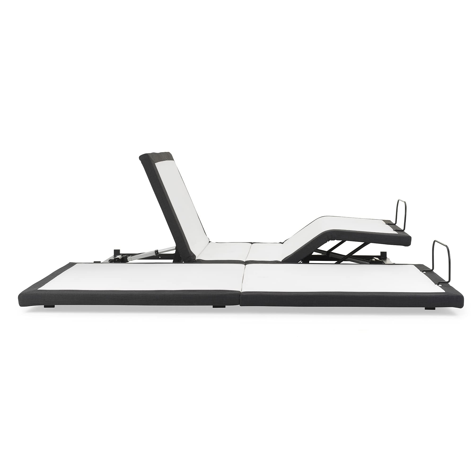 Blissful Nights Adjustable Bed Frame for Storage Beds with Massage Anti-Snore, Zero G, USB Charging Station, Wireless Remote Head and Foot Incline and No Tools Required Assembly … (Split Cal King)