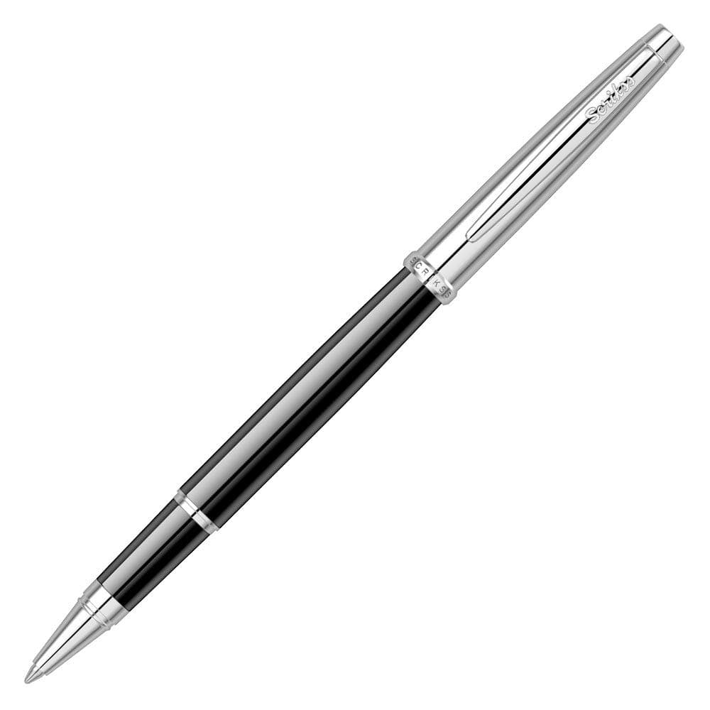 Scrikss Classic Metropolis 800K Rollerball Pen Black Chrome