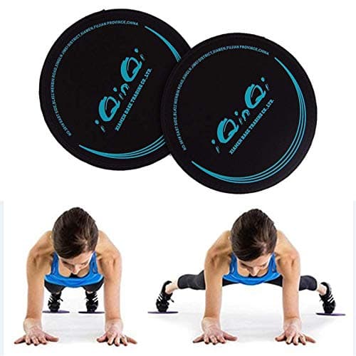 Exercise Core Sliders for Working Out, Dual Sided Sliding Discs Use on Hardwood Floors, Workout Glider Discs Abdominal & Total Body Gym Exercise Equipment for Home