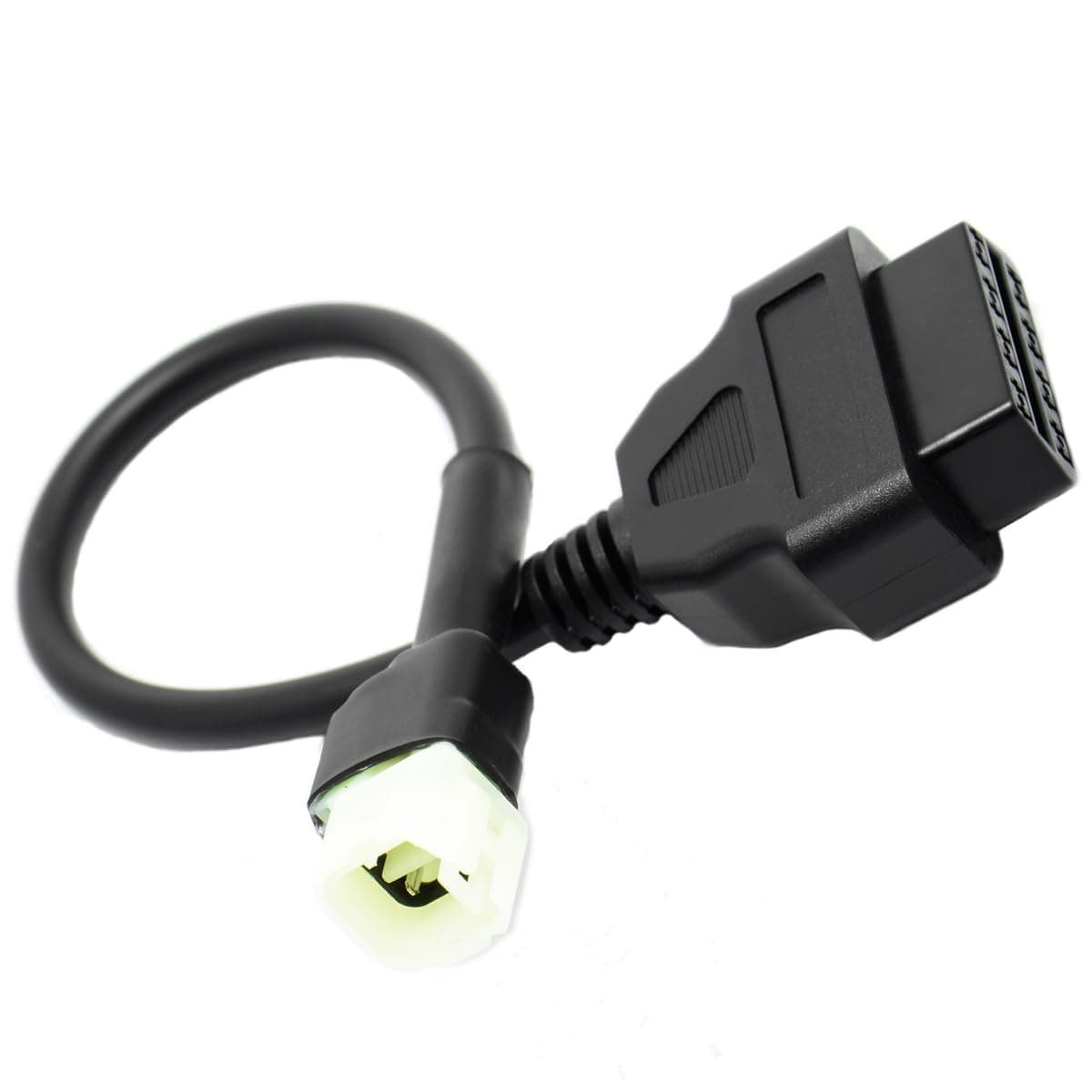 OBD2 OBDII 4 Pin Plug Diagnosotic Cable Adaptor Compatible with Honda Motorbike Motorcycle