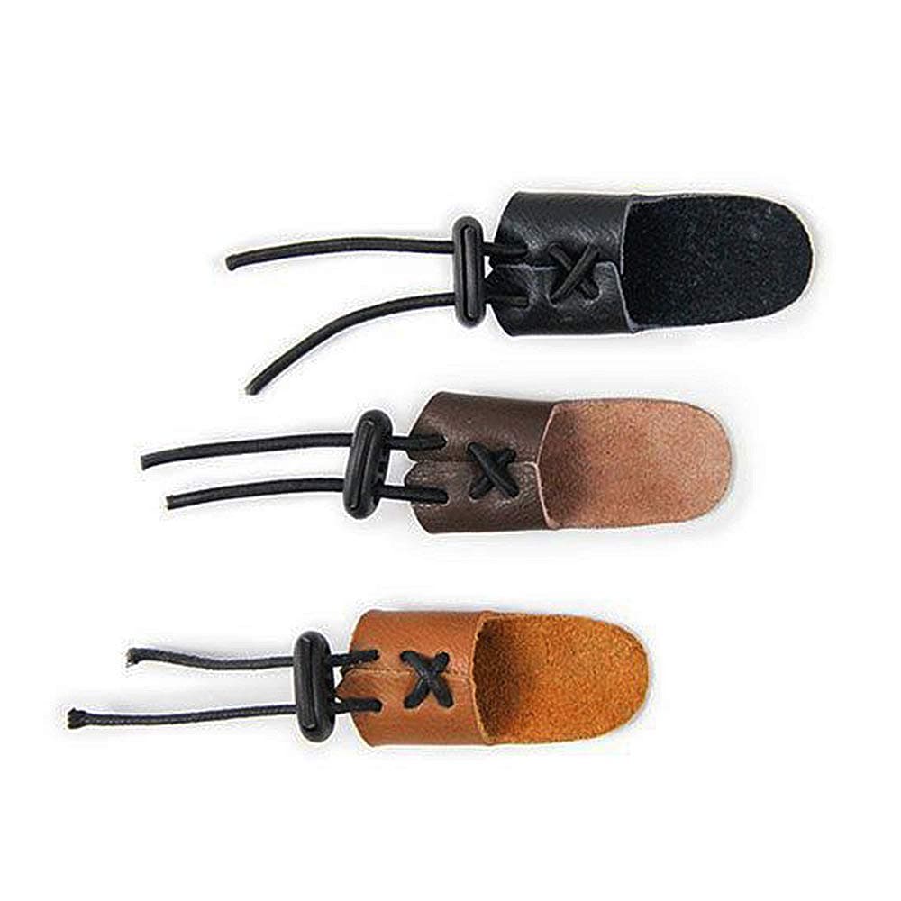 RMISODO3 Pieces Leather Thumb Ring Adjustable Archery Thumb Finger Protector Guard for Hunting Shooting