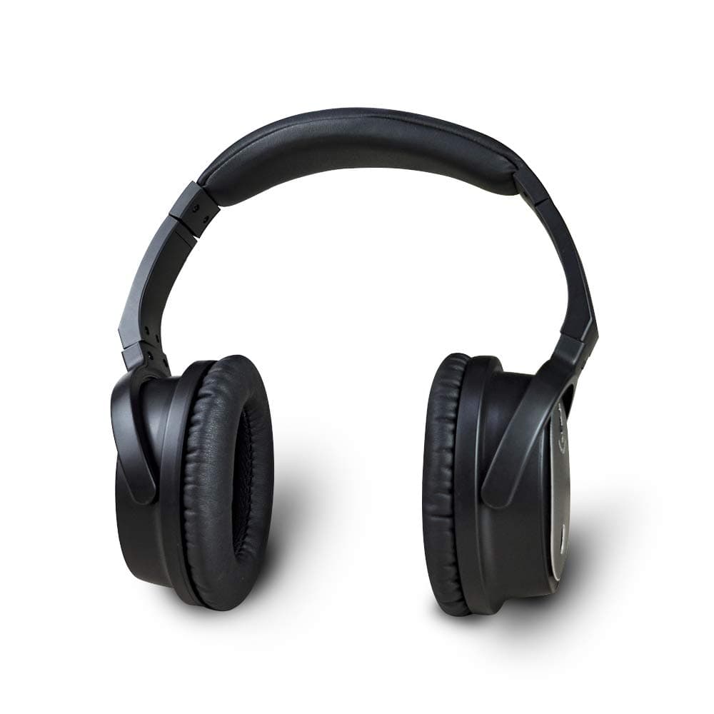 Juboury Solace.Pro Active Noise Cancelling Wired Closed-Back Over-Ear Headphones for iPhone,PC and Flight with Carrying Case(Wired,Black)