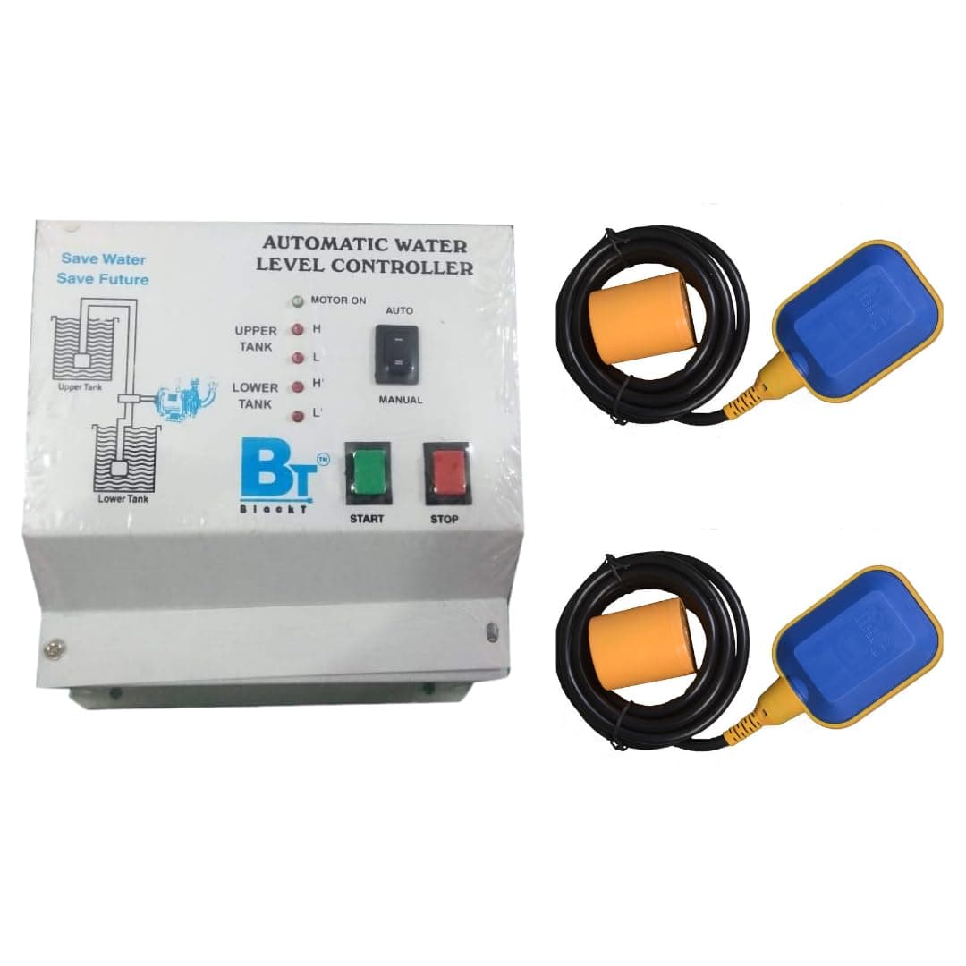 BlacktElectrotech: Fully Auto Water Level Controller with Two Float Switch For Overhead & Sump Tank with (12 month warranty)