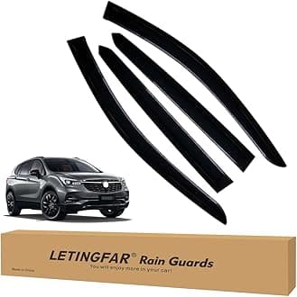 Window Visors Rain Guards for Buick Envision 2021 2022 2023 Accessories, Wind Deflectors Vent Shades for Buick Envision