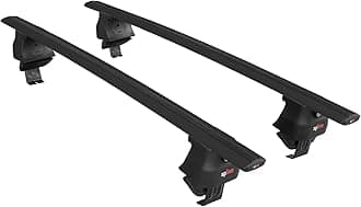 Compatible with Toyota Hilux (AN30) 2011-2015 Cross Bar ACE-4 Roof Racks Car Top Luggage Carrier Rails BLACK