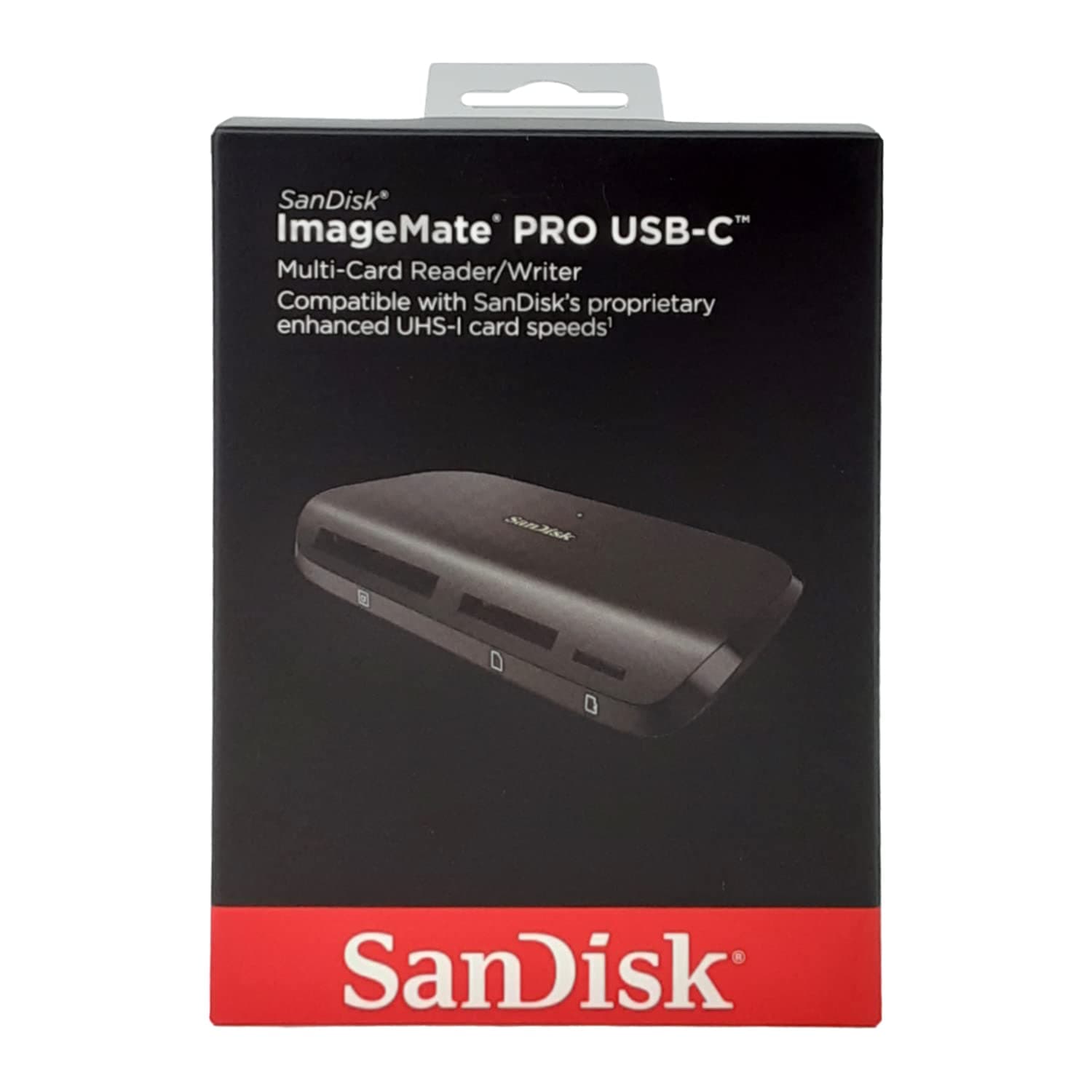 SanDisk ImageMate PRO USB-C Multi-Card Reader/Writer, works with SD and microSD cards (UHS-II, UHS-I, non-UHS) and CompactFlash cards
