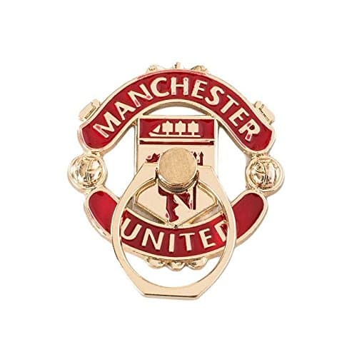 ForLazzy ® Kickstand, Universal Ring Stand 360 Degree Rotating Grip Ring Holder + Car Holder Mount Holder Cell Phone and Tablets Anti Drop Ring for Apple Android (Football Logo - United Manchester)