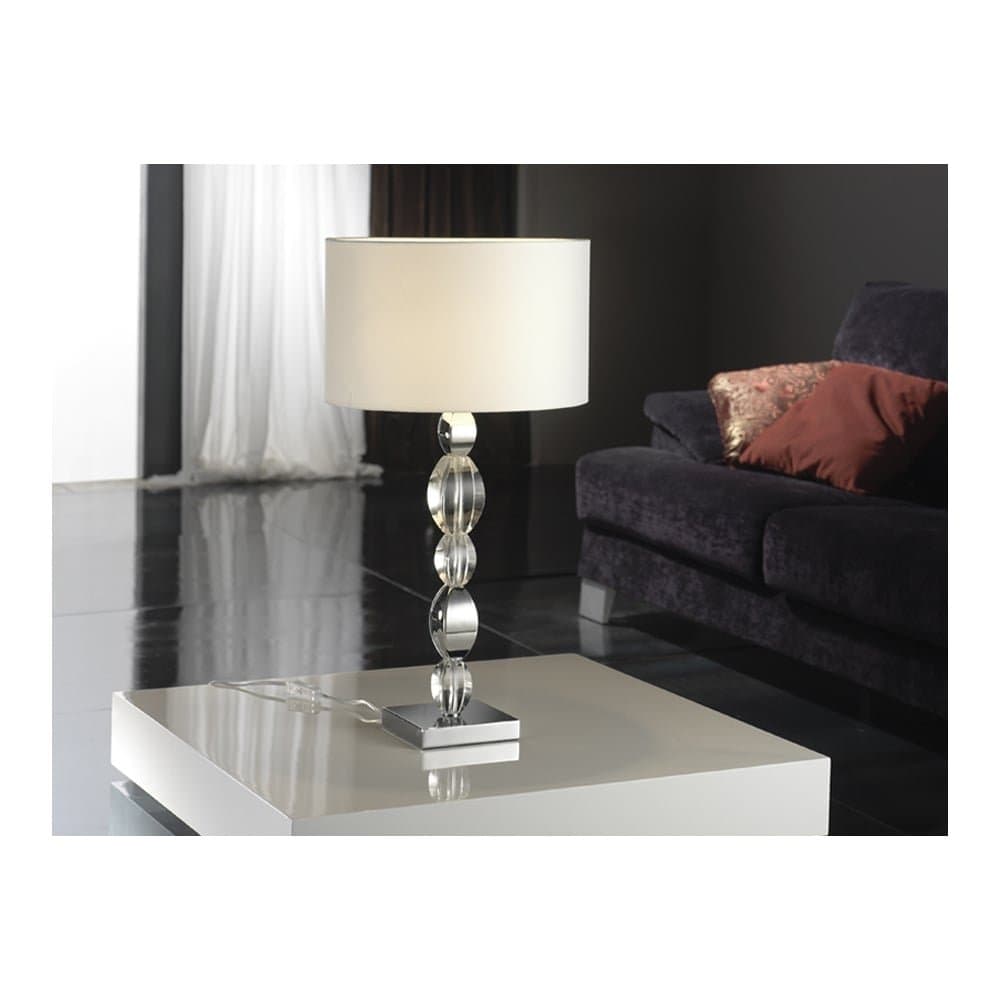 Schuller Domine Table Lamp, Chrome & [Energy Class A+]