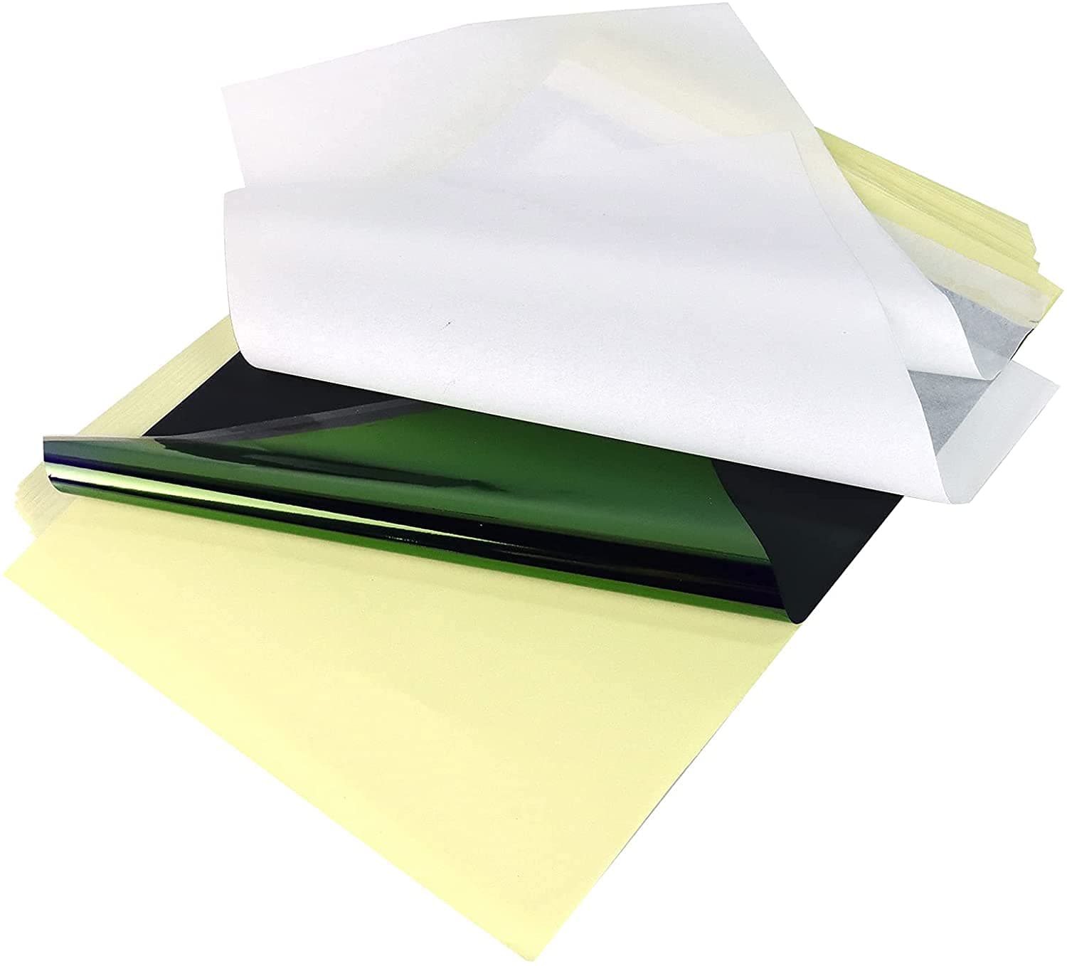 Tattoo Transfer Paper, Ulable Approx. 35 Sheets Stencil Paper Copy Paper Tracing Paper with 4 Layers (A4 Size)