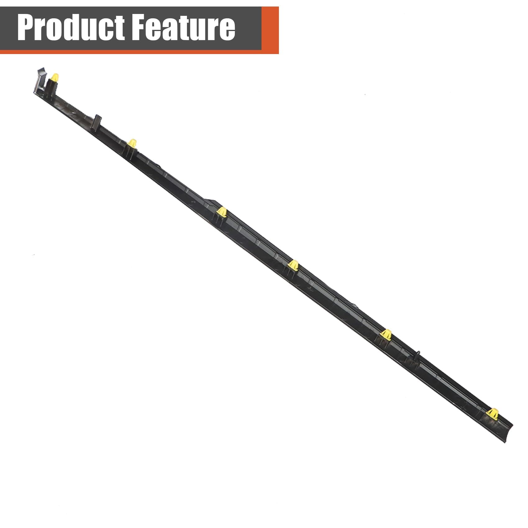 labwork Front Chrome Molding Trim Left Driver Side Replacement for Sonata 2015-2017