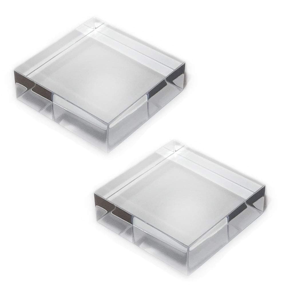 Clear Acrylic Cube (3 x 3 x 1 (2 Pack))