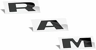 Reflective Concepts RAM Grille Emblem Overlay Decal 2019-2024 Ram 1500, NOT for Classic or TRX (Color: Gloss Black)