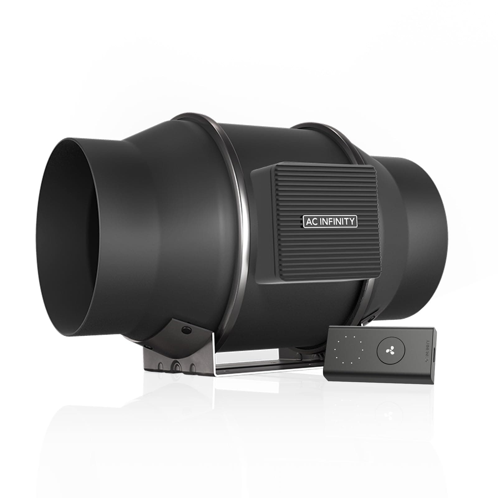 AC Infinity CLOUDLINE PRO S6, Quiet 6” Inline Duct Fan with Speed Controller - EC Motor Ventilation Exhaust Fan for Heating Cooling Booster, Grow Tents, Hydroponics