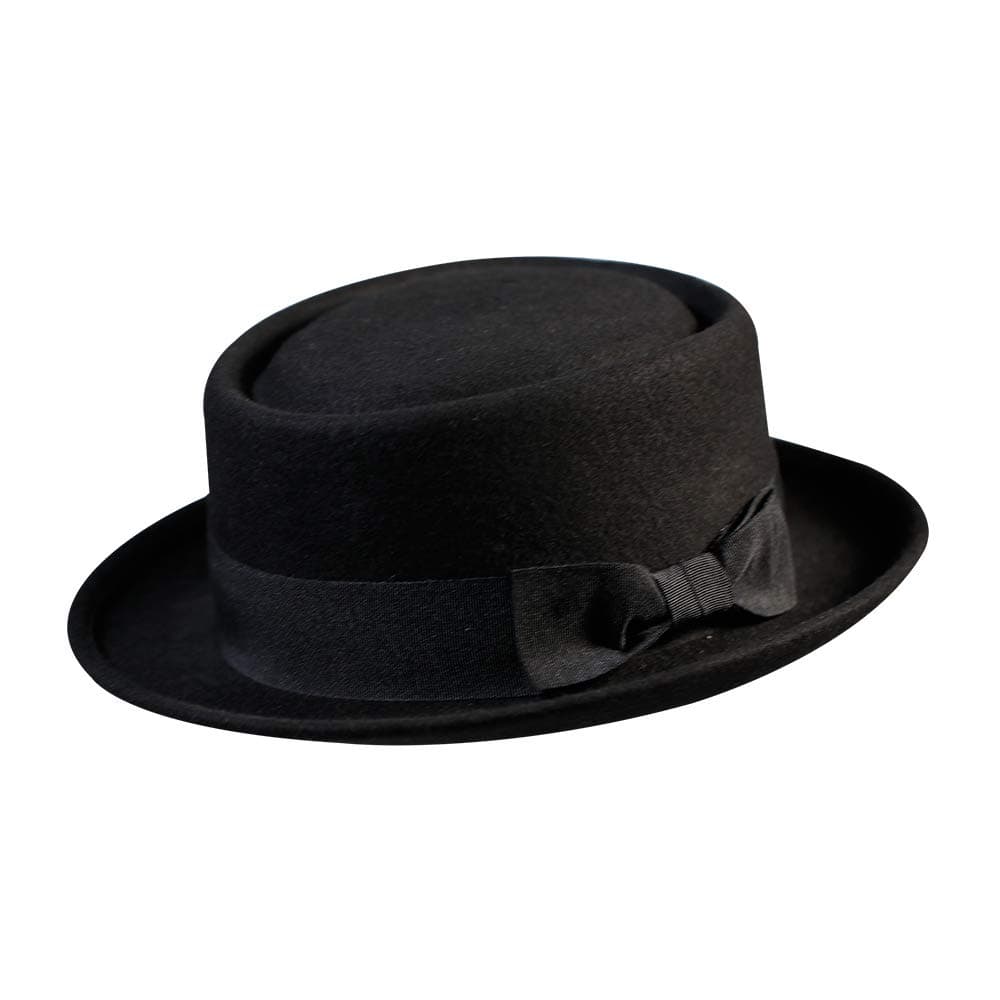 Samplife Pork Pie Hat 100% Wool Felt Men's Porkpie Breaking Bad Hats Flat Top Mens Fedora