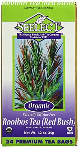 Seelect Rooibos Ruby BushTea, Tea Bags, 24-Count Boxes (Pack of 6)