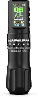 WORMHOLE PRO Tattoo Gun AQUILA Wireless Tattoo Machine Multi-function Smart Tattoo Pen 1,800mAh Battery Smart Display, Brushless Motor, 7 Strokes Length for tattooists HKP14-A