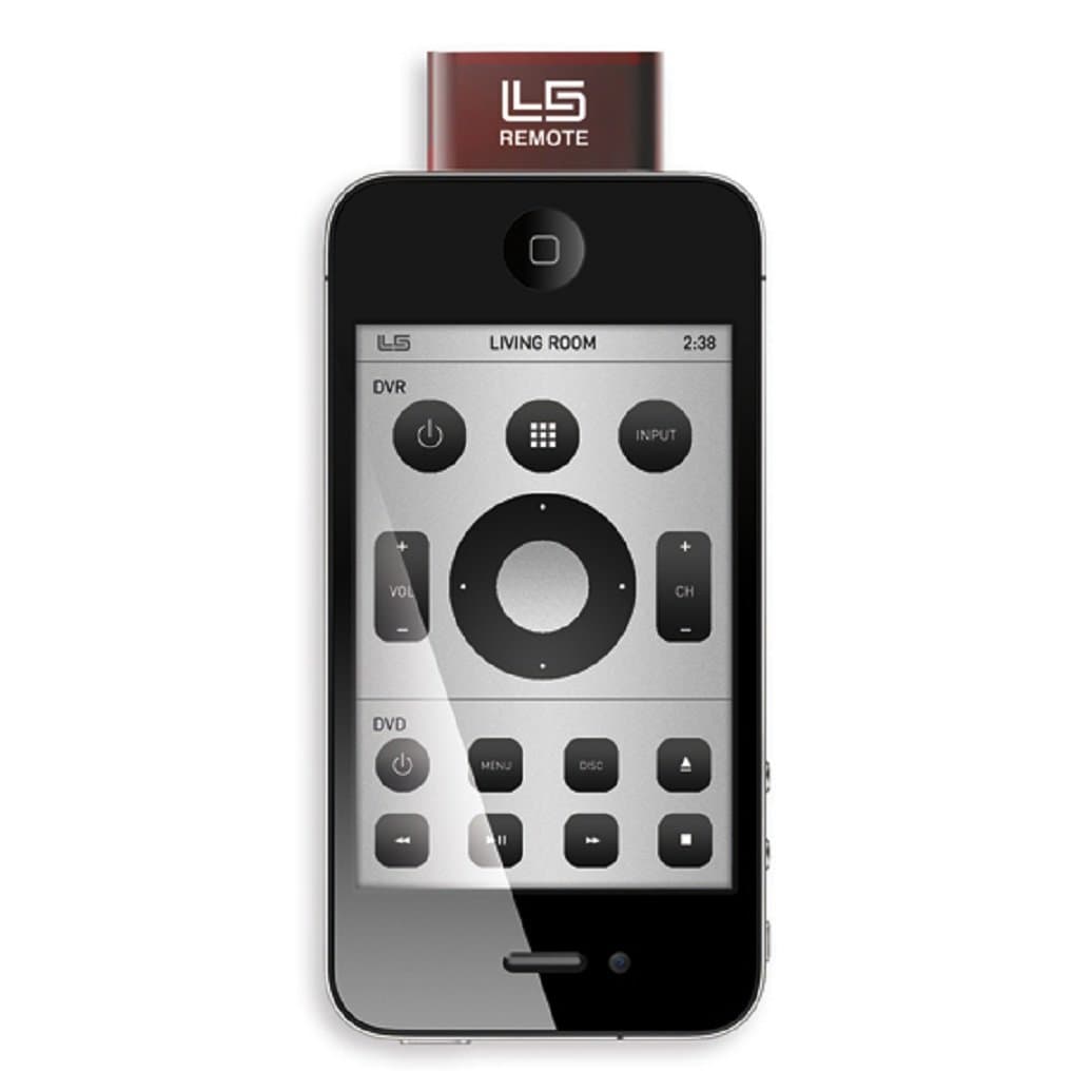 L5 Universal Remote Control for iPhone, iPad and iPod Touch (works with most media center brands of TVs, DVD Players, DirectTV, Xbox 360, Apple TV and more)