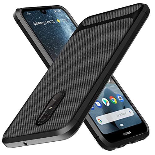 DagoRoo Compatible with Nokia 4.2 Case, Shock-Absorption Slim Flexible Phone Case Cover for Nokia 4.2 (5.7") 2019 (Black)