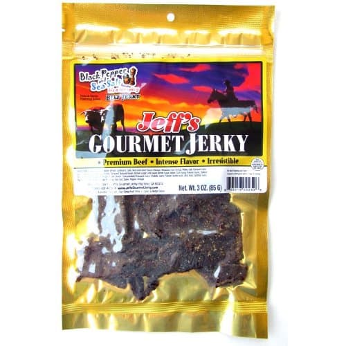 Black Pepper & Sea Salt Beef Jerky- 3 pack