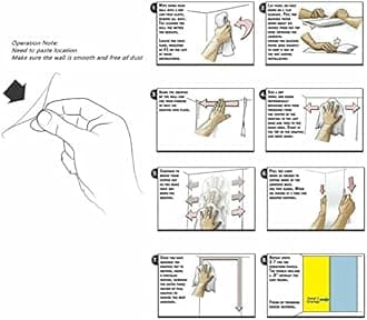 3D Cartoon Sea World Ceiling Large Stickers Wall Mural, Removable Wall Mural | Self-Adhesive Wallpaper 3D Mural for Children's Room Dining Bedroom Living Wall Decoration(55" Hx77 W)