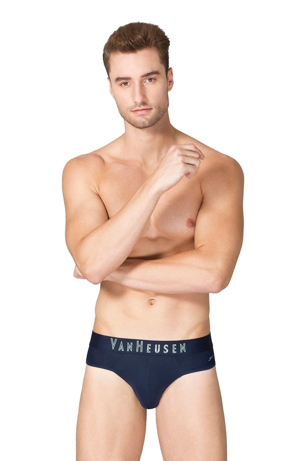 Van HeusenMen Breathable AIR Series Active Briefs - Polyamide Elastane - Swift Dry, High Stretch Mesh