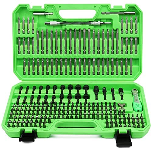 SWANLAKE 232PCS Security Bit Set Screwdriver Bit Set with Ratchet Wrench, and Nut Drivers,Cr-V Steel