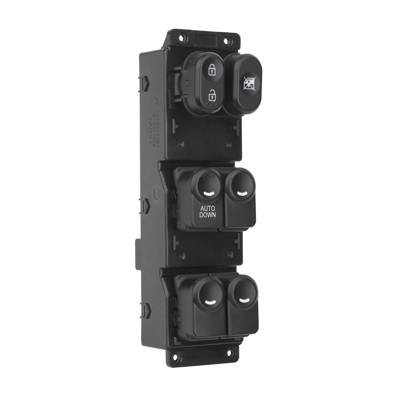 Power Master Window Switch Control Button Front Left Driver Side Compatible with 2011 2012 2013 2014 2015 2016 2017 Hyundai Accent, Replacement OEM 93570AP1R101, 93570-1R111, 1 Auto, 16 Pins