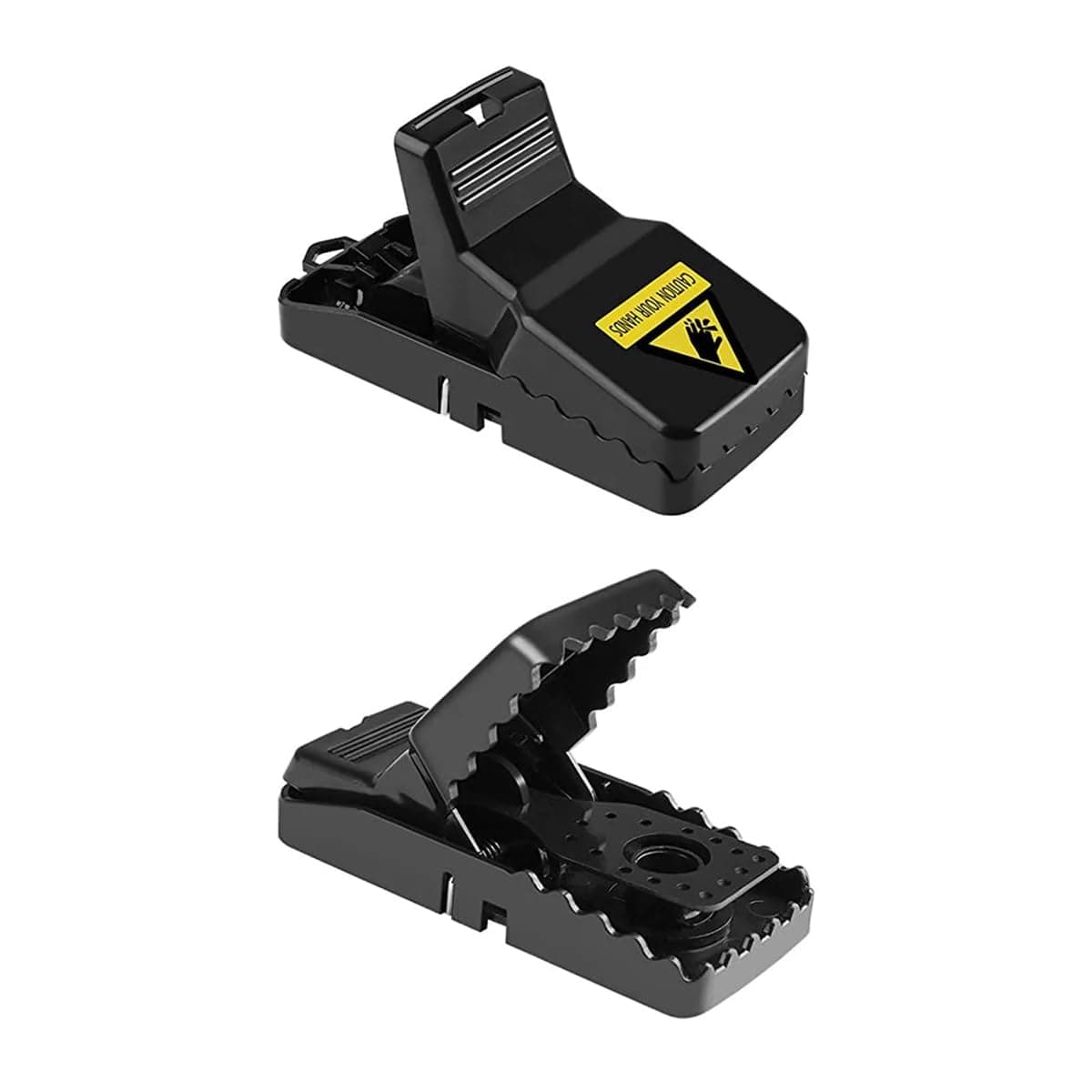 Novo35Reusable large Rat Traps that Kill Instantly - One click set up. 6 Pack, 4 pack or 2 pack. Heavy duty traps for rodent control. Suitable for external and internal use. 2 PACK