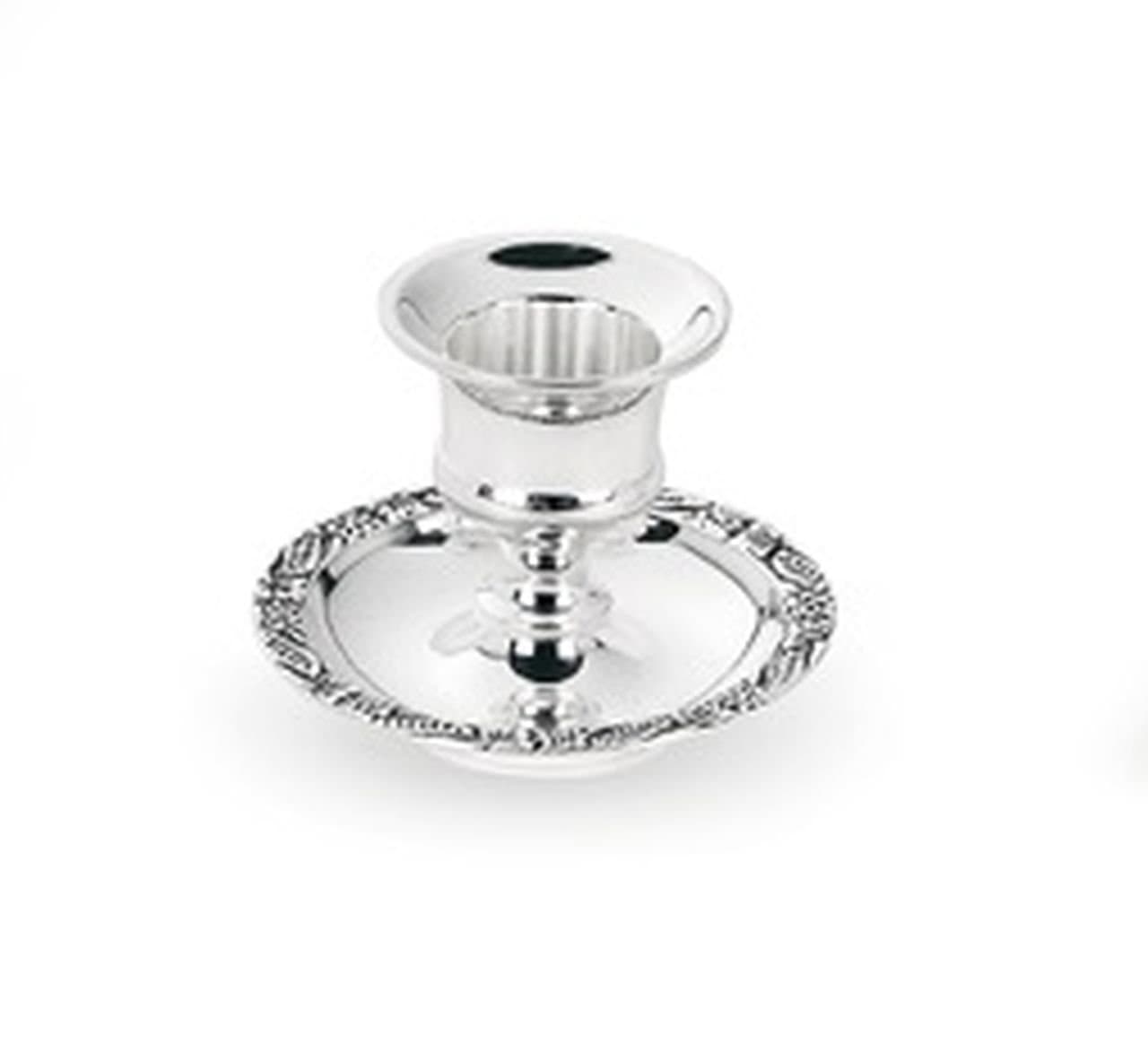 ROYAL QUEEN Sheffield CANDLESTICK Embossed style cod.580524 cm diam.5 by Varotto & Co.