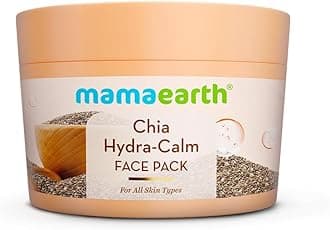 Chia Hydra-Calm Face Pack with Chia Seed & Ceramides for Intense Hydration & Skin Barrier Repair – 7.05 Oz (200g) | Soothes, Nourishes & Refreshes Dull Skin | For Men & Women