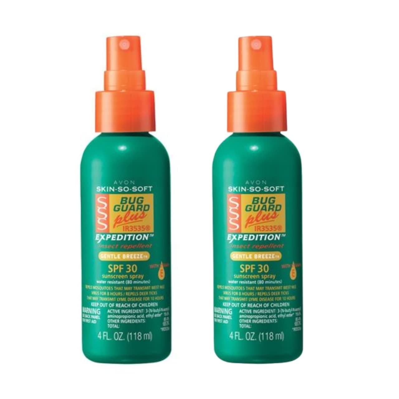 Avon Skin So Soft Bug Guard Plus IR3535 Expedition SPF 30 Pump Spray 4 Fl Oz